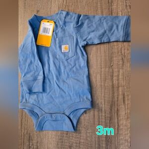 Carhartt Light Blue Infant Bodysuit